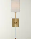Visual Comfort Signature Lucia Medium Tail Sconce By Julie Neill In Gold