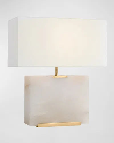 Visual Comfort Signature Matero 22" Medium Table Lamp By Ian K. Fowler In Alabaster