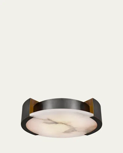 Visual Comfort Signature Melange Small Flush Mount By Kelly Wearstler In Bronze