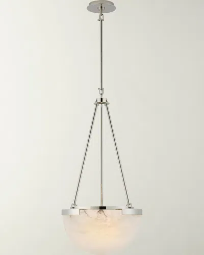 Visual Comfort Signature Melange Small Pendant By Kelly Wearstler In Polished Nickel