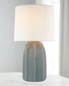 Visual Comfort Signature Melanie Large Table Lamp By Barbara Barry In Sky Gray