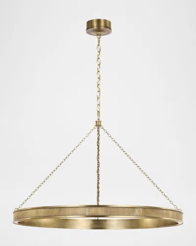 Visual Comfort Signature Menil 40" Ring Chandelier By Marie Flanigan In Gold