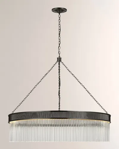 Visual Comfort Signature Menil Large Chandelier By Marie Flanigan In Bronze