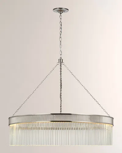 Visual Comfort Signature Menil Large Chandelier By Marie Flanigan In Polished Nickel