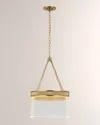 Visual Comfort Signature Menil Medium Chandelier By Marie Flanigan In Soft Brass