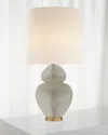 Visual Comfort Signature Michelena Table Lamp By Aerin In Gray