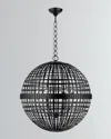 Visual Comfort Signature Mill Large Globe Lantern By Aerin In Black