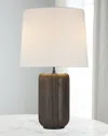 Visual Comfort Signature Minx Large Table Lamp By Thomas O'brien In Crystal Bronze