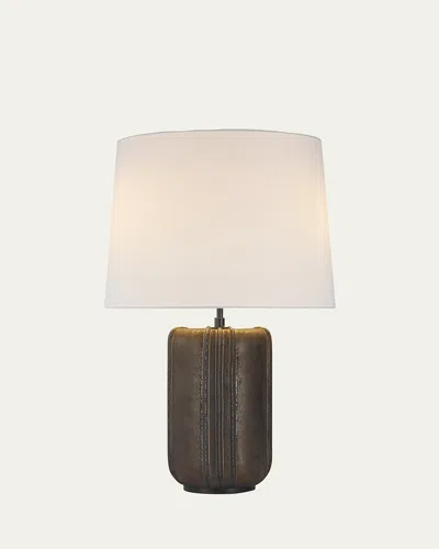 Visual Comfort Signature Minx Large Table Lamp By Thomas O'brien In Crystal Bronze