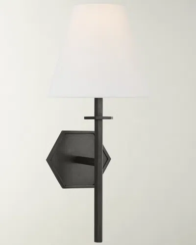 Visual Comfort Signature Olivier Medium Sconce By Paloma Contreras In Black