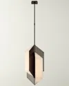 Visual Comfort Signature Ophelion Medium Pendant By Kelly Wearstler In Black