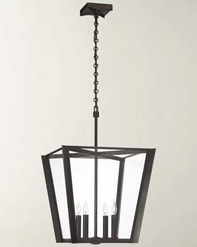 Visual Comfort Signature Palais 20" 4-light Lantern By Paloma Contreras In Black