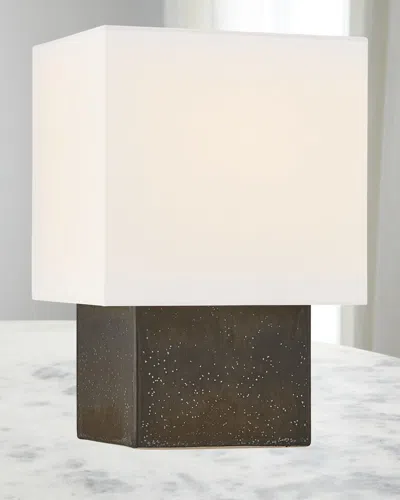 Visual Comfort Signature Pari Small Square Table Lamp By Kelly Wearstler In White