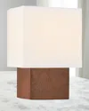 Visual Comfort Signature Pari Small Square Table Lamp By Kelly Wearstler In Copper
