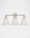 Visual Comfort Signature Parkington 3-light Bath Bar Light By Chapman & Myers