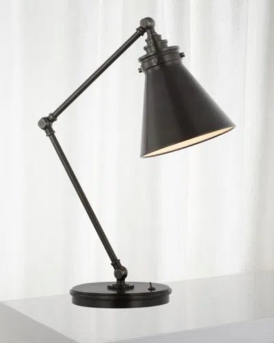 Visual Comfort Signature Parkington Articulating Desk Lamp By Chapman & Myers In Bronze