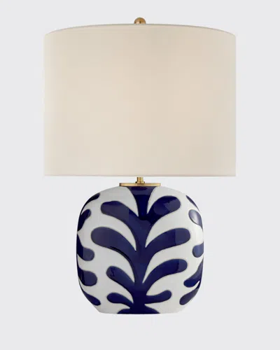 Visual Comfort Signature Parkwood Medium Table Lamp In Blue