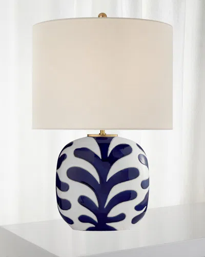 Visual Comfort Signature Parkwood Medium Table Lamp In Blue