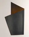 Visual Comfort Signature Piel Left Wrapped Sconce By Kelly Wearstler In Black