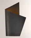 Visual Comfort Signature Piel Right Wrapped Sconce By Kelly Wearstler In Bronze
