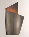 Visual Comfort Signature Piel Right Wrapped Sconce By Kelly Wearstler In Silver
