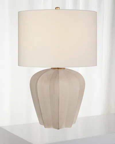 Visual Comfort Signature Pierrepont Medium Table Lamp By Aerin In White
