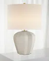 Visual Comfort Signature Pierrepont Medium Table Lamp By Aerin In White Pattern