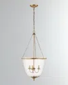 Visual Comfort Signature Pondview Medium Jar Lantern By Aerin In Burn Slv Leaf