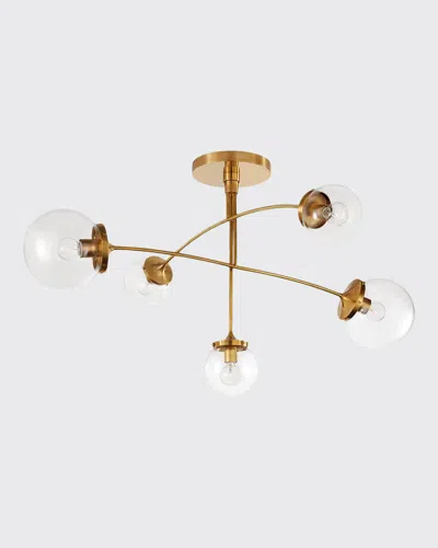 Visual Comfort Signature Prescott Medium Mobile Chandelier In Gold
