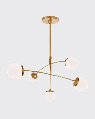 Visual Comfort Signature Prescott Medium Mobile Chandelier In Gold