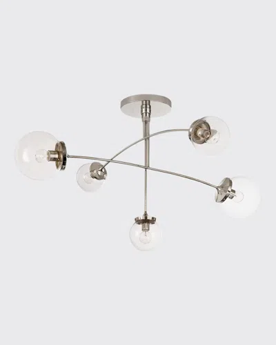Visual Comfort Signature Prescott Medium Mobile Chandelier In Silver