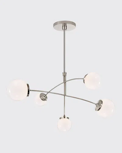 Visual Comfort Signature Prescott Medium Mobile Chandelier In Silver