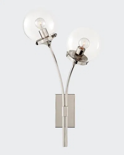 Visual Comfort Signature Prescott Right Sconce In Silver