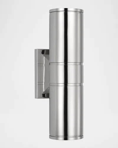 Visual Comfort Signature Provo 14" Canister Wall Light By Chapman & Myers In White
