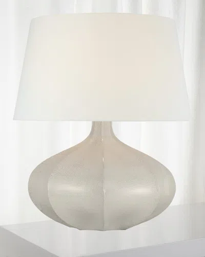 Visual Comfort Signature Rana Large Table Lamp By Aerin In Bone Craquelure