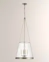 Visual Comfort Signature Reese 20" Chandelier By Marie Flanigan In Polished Nickel