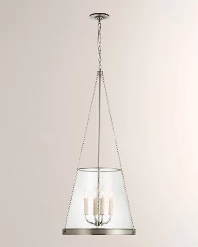 Visual Comfort Signature Reese 20" Pendant By Marie Flanigan In Polished Nickel