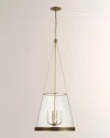 Visual Comfort Signature Reese 20" Chandelier By Marie Flanigan In Soft Brass
