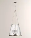 Visual Comfort Signature Reese 22" Pendant By Marie Flanigan In Polished Nickel
