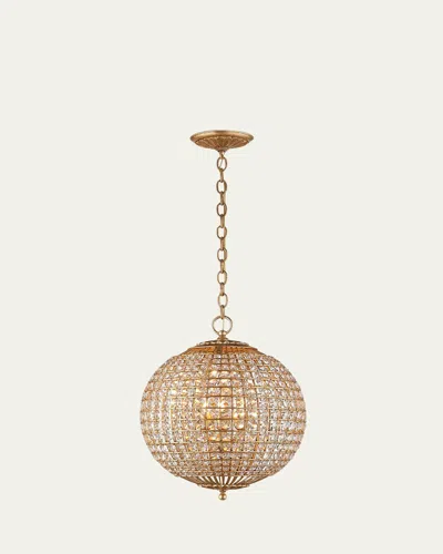 Visual Comfort Signature Renwick Small Sphere Chandelier By Aerin In Gold