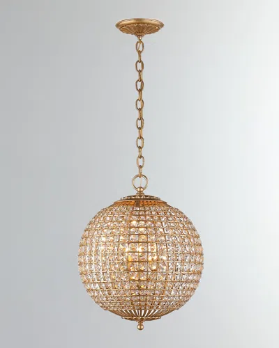 Visual Comfort Signature Renwick Small Sphere Chandelier By Aerin In Gold