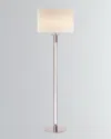 Visual Comfort Signature Riga Floor Lamp By Aerin In Silver