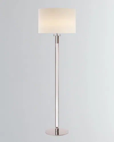 Visual Comfort Signature Riga Floor Lamp By Aerin In Silver