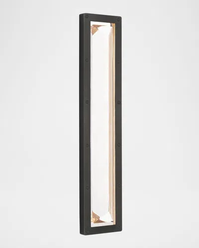 Visual Comfort Signature Rolland 27" Wall Sconce By Ralph Lauren In Black