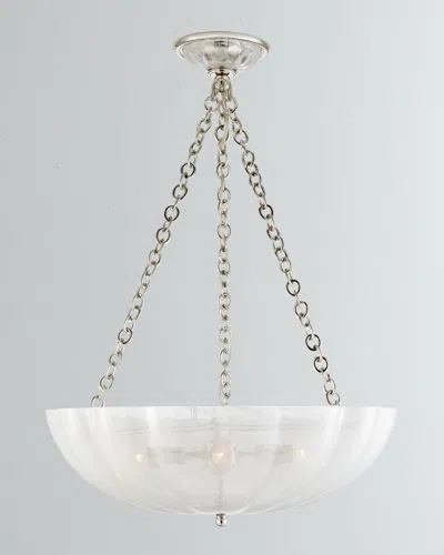 Visual Comfort Signature Rosehill Large Chandelier By Aerin In Silver