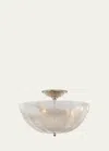 Visual Comfort Signature Rosehill Semi-flush By Aerin In Silver