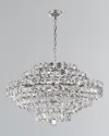 Visual Comfort Signature Sanger Large Chandelier By Aerin In Polished Nickel