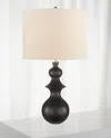 Visual Comfort Signature Saxon Large Table Lamp In Black