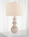 Visual Comfort Signature Saxon Large Table Lamp In Pink