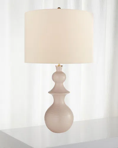 Visual Comfort Signature Saxon Large Table Lamp In Pink